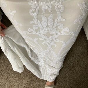 Strapless Detailed Reception dress